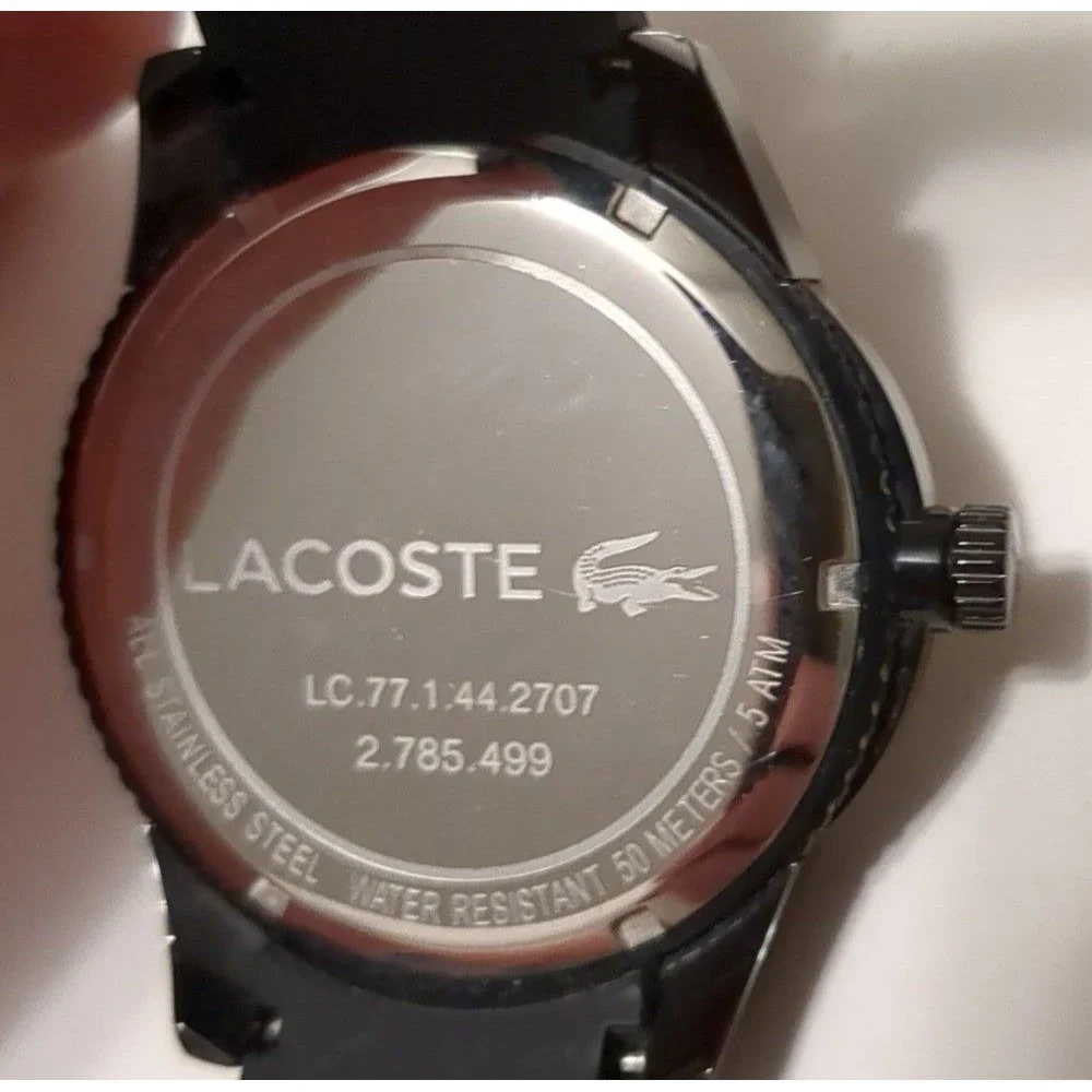 Lacoste 2010880 Tonga Black Dial Men's watch - Picture 3 of 3